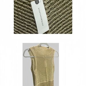 Anthropologie Tan Sleeveless Knit Top